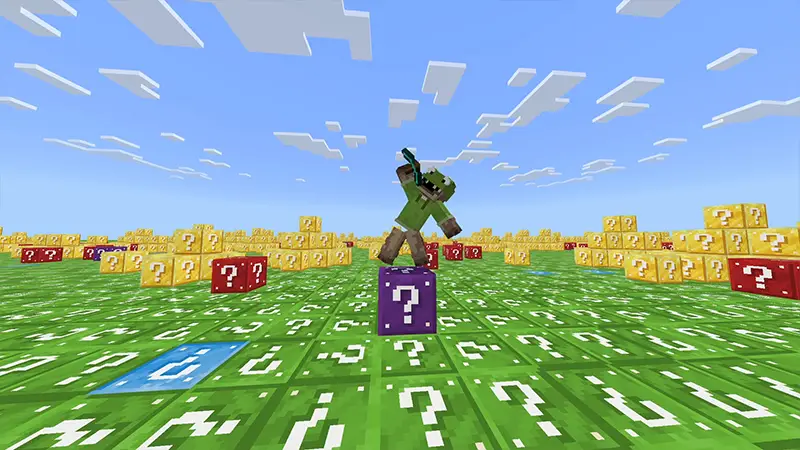 Скриншот Плоский мир блоков удачи №2