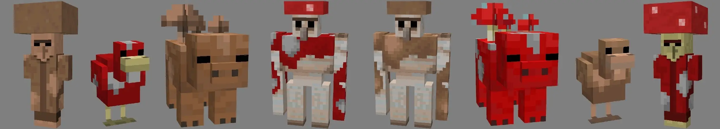 Грибная деревня panorama