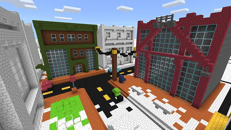 Скриншот Книга-раскраска «Яркий город» №1