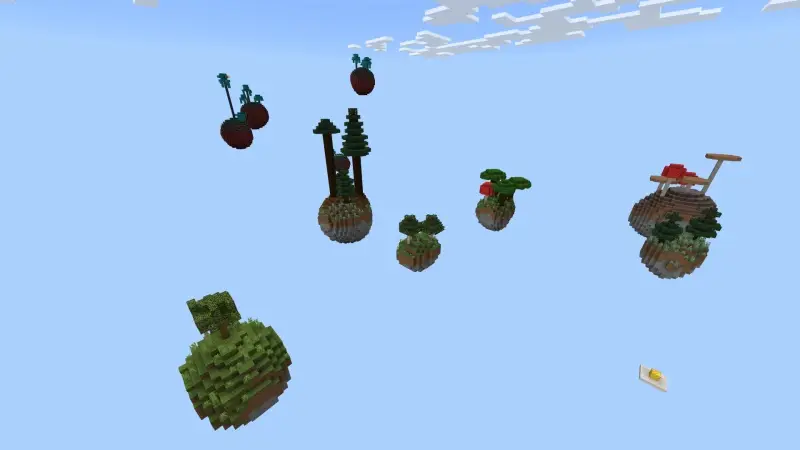 Скриншот Испытание «Один блок» Skyblock №5
