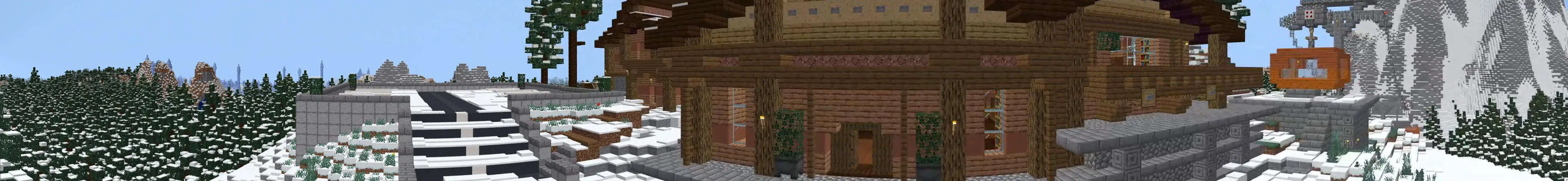 Зимнее шале миллионера panorama