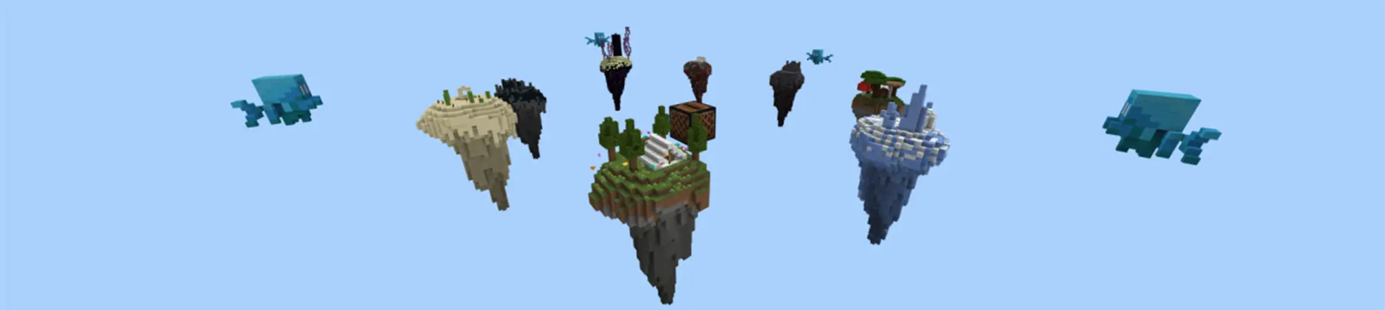 Спешики Skyblock panorama