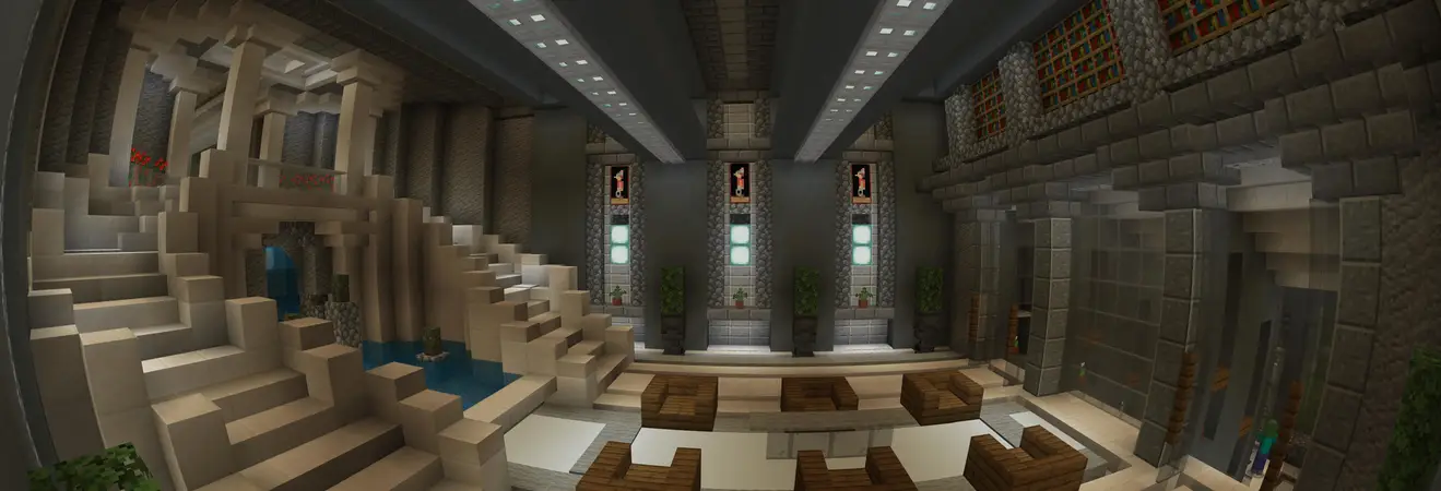 Подземная база Атлантиды panorama