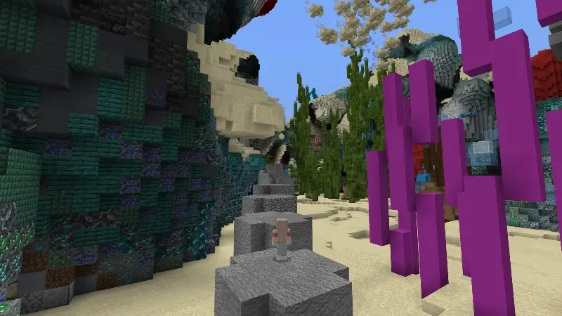 Скриншот Коралловый паркур №1