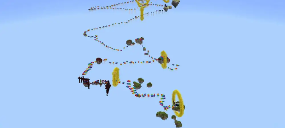 Радужная дорога паркура panorama