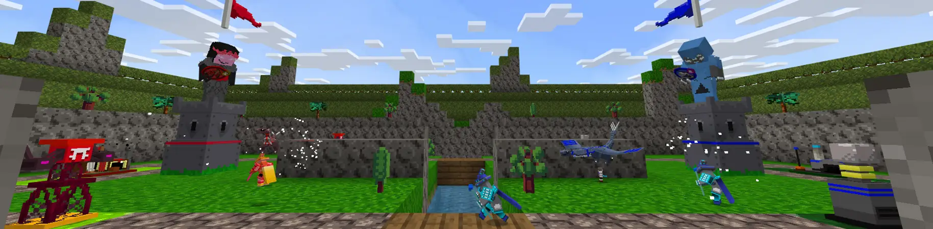 Столкновение замков panorama