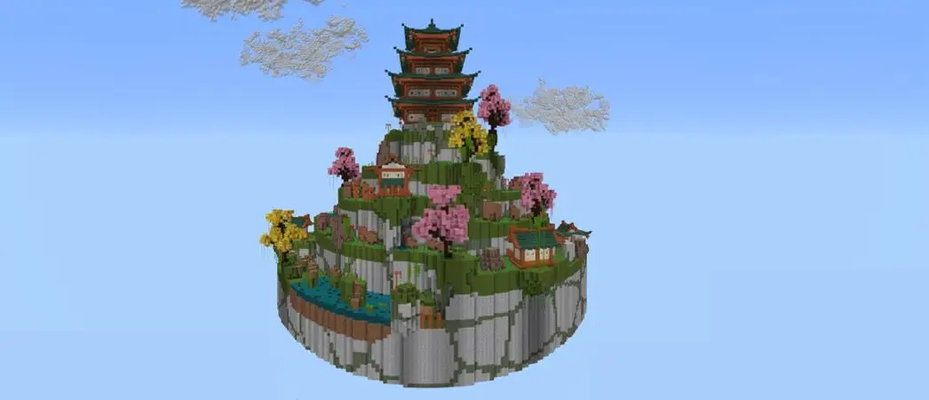 Спиральный паркур panorama