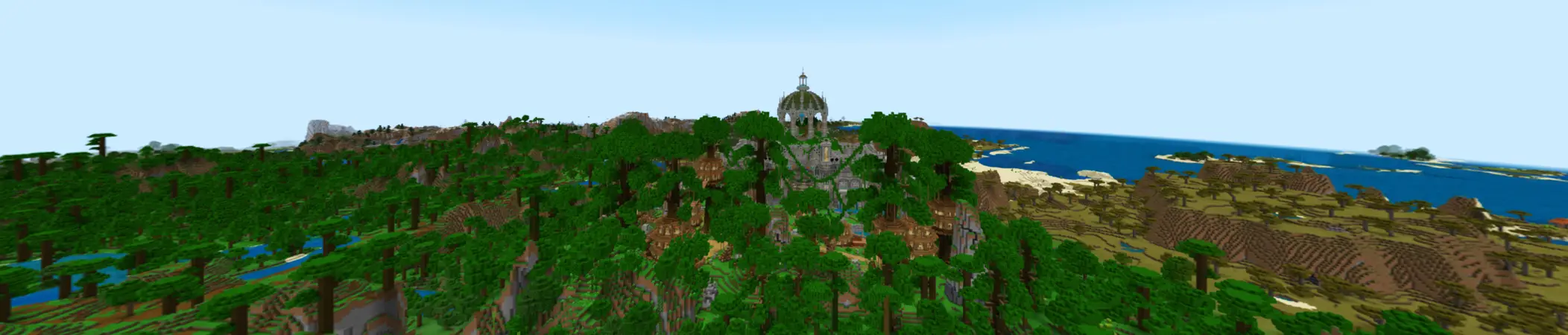 Город джунглей panorama