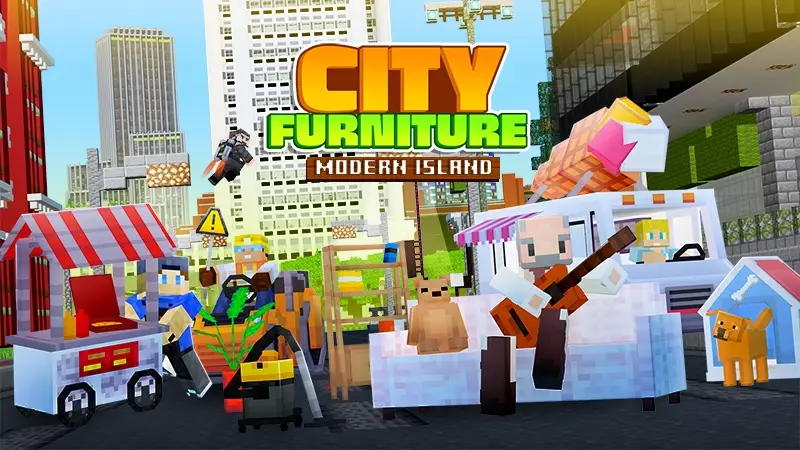 Городская мебель: современный остров