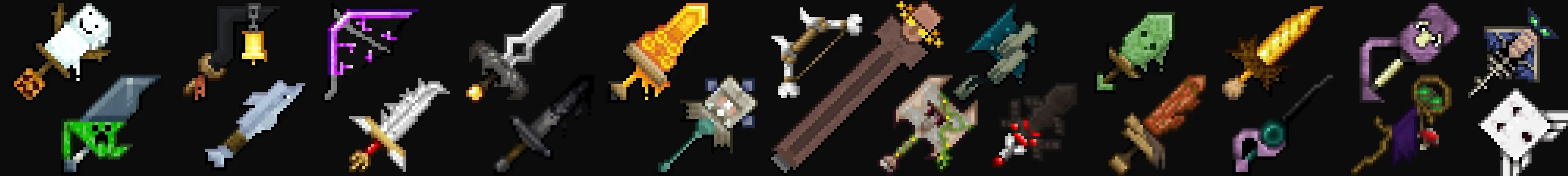 Совершенное оружие мобов panorama