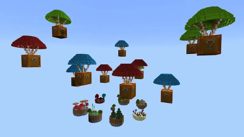Скриншот Skyblock: парашюты удачи №1
