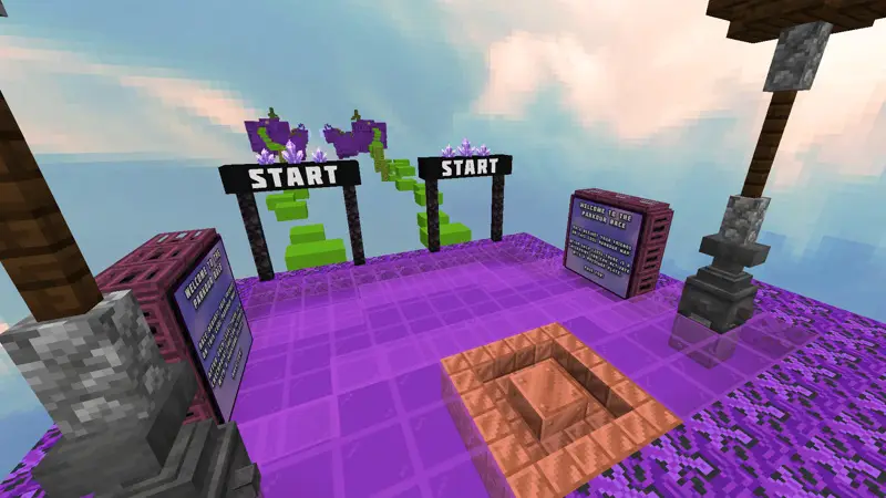 Скриншот Паркур-гонка №1