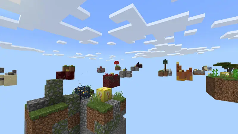 Скриншот Skyblock на удачу №3