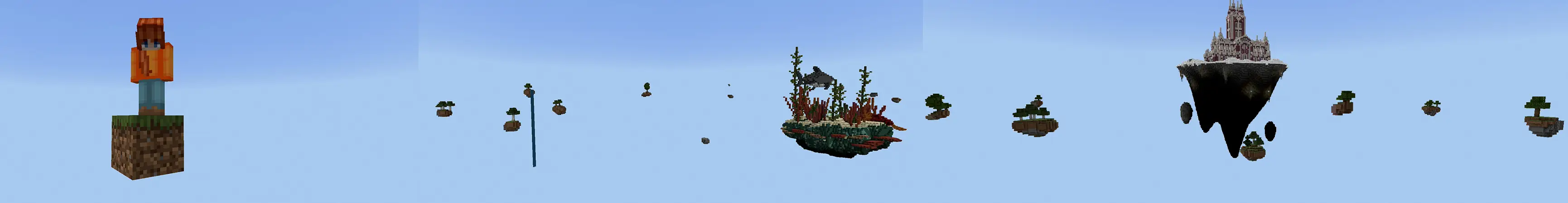 Skyblock: один блок panorama