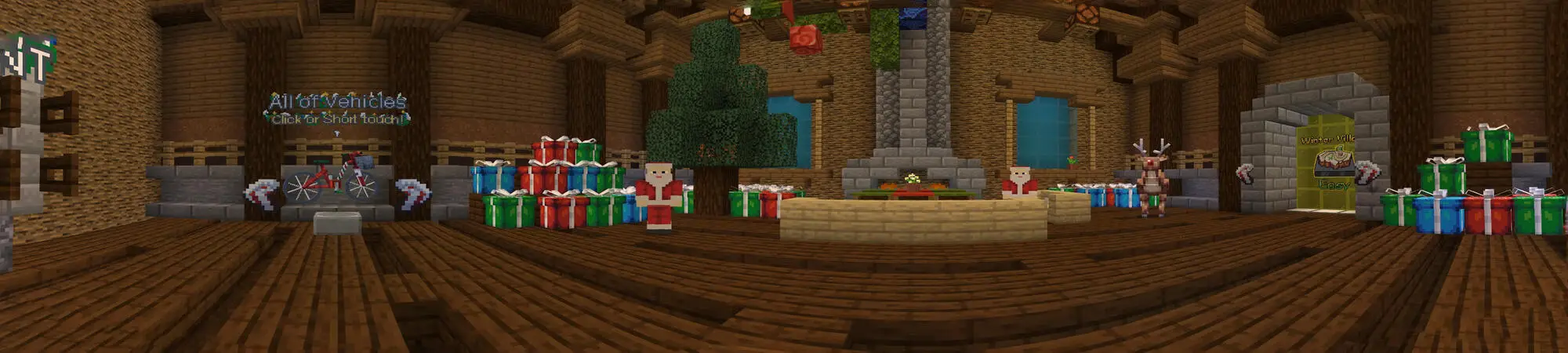 Санта Паркур panorama