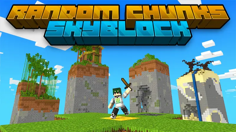 Случайные фрагменты Skyblock
