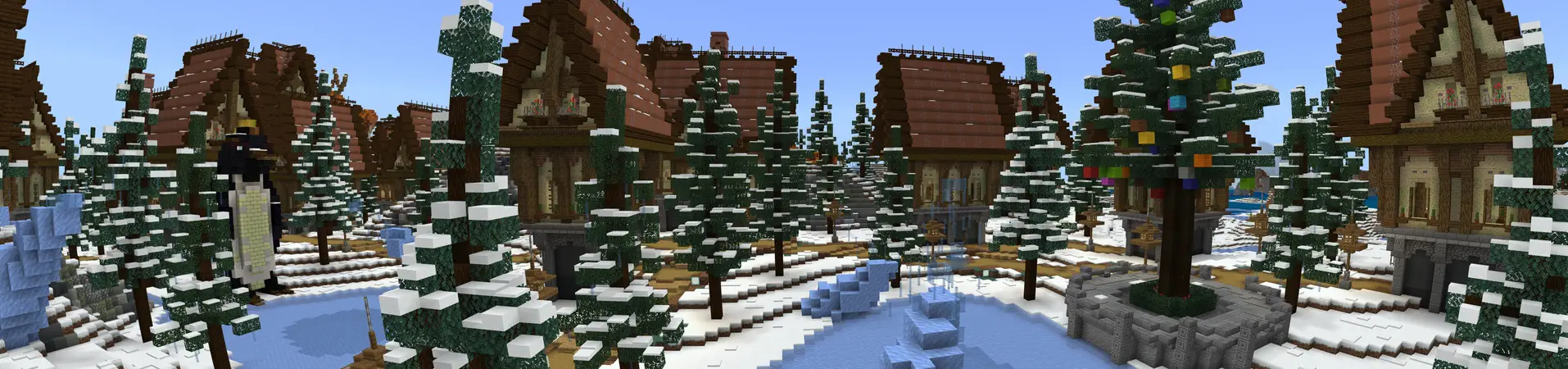 Арктическая деревня panorama