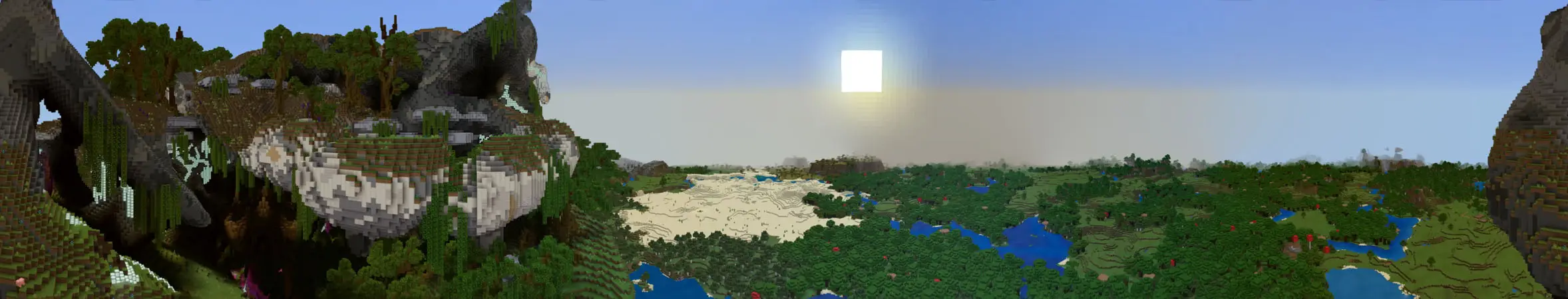 Странная скала panorama