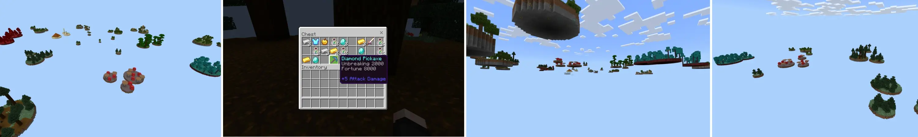 Экстремальные инструменты Skyblock panorama