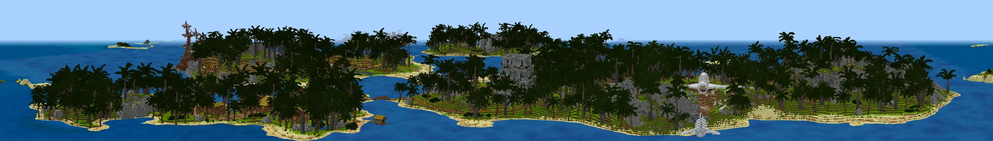 Застрявший на острове: блок удачи panorama