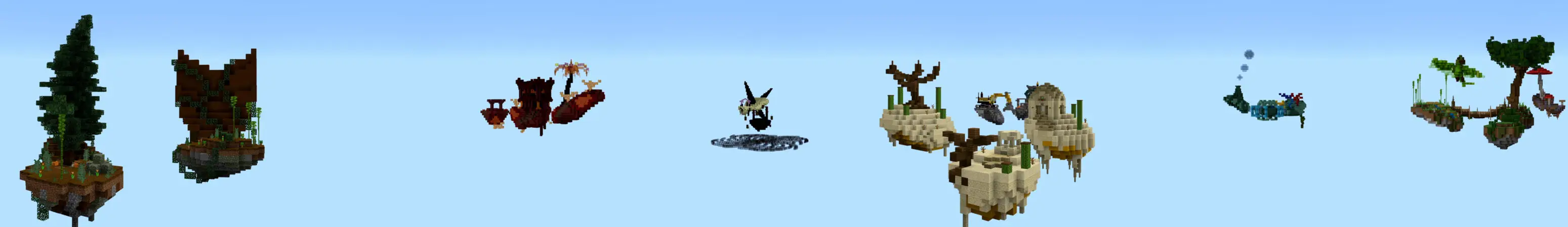 Skyblock: падающие предметы panorama