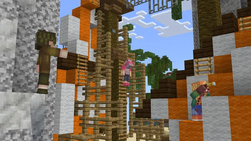 Скриншот Найдите кнопку: Skyblock №1