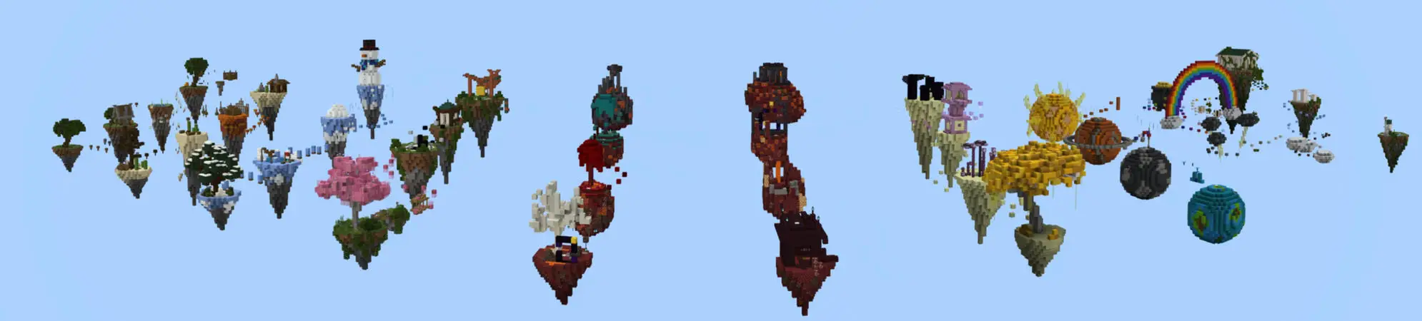 Skyblock: экстремальный паркур panorama