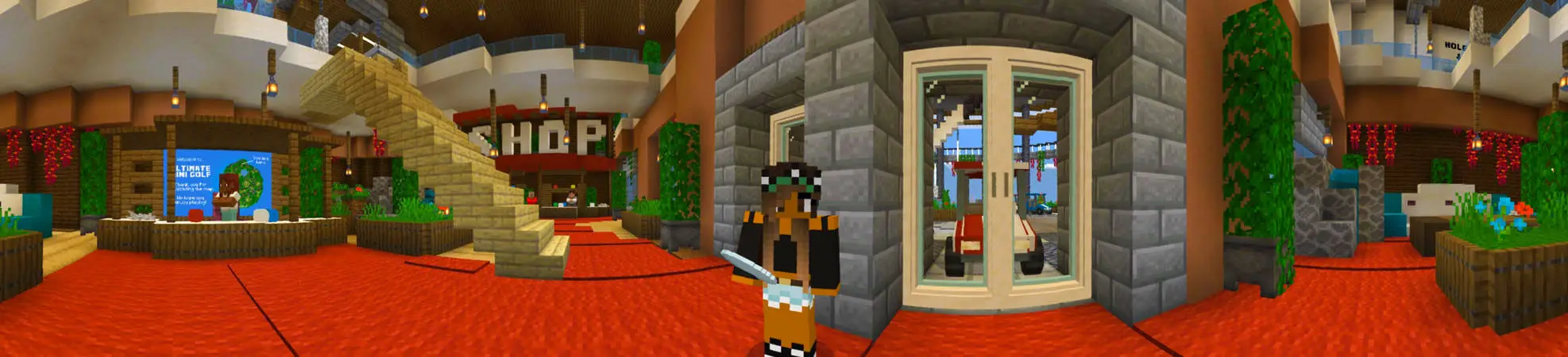 Совершенный мини-гольф panorama