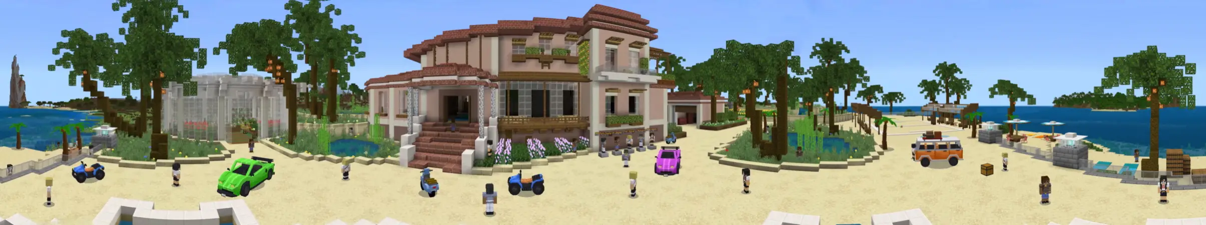 Летний особняк panorama