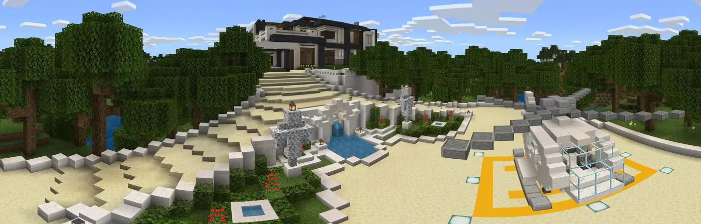 Летний особняк миллионера panorama