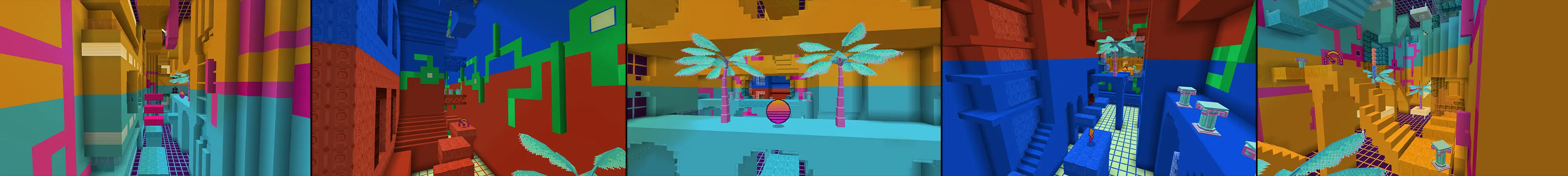 Паркур вверх ногами panorama