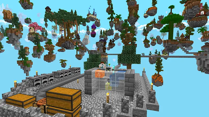 Скриншот Огромный Skyblock на удачу №3