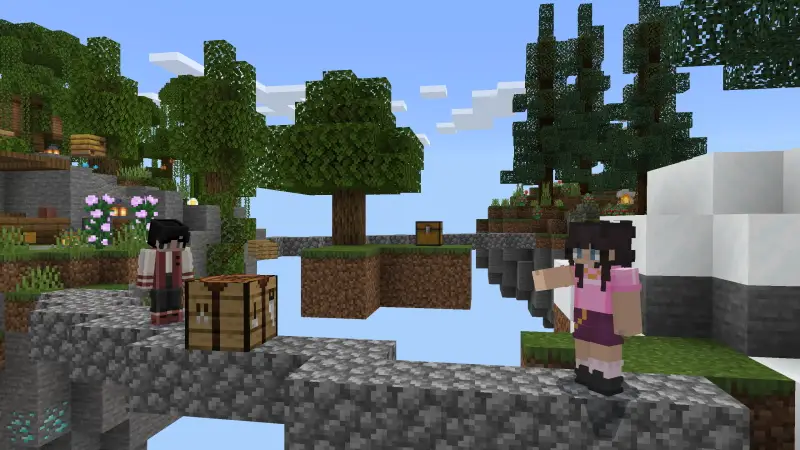 Скриншот Skyblock: испытание на время №3