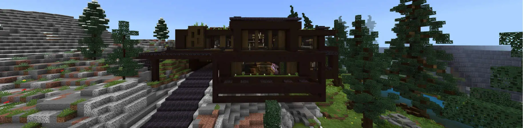 Лесной особняк миллионера panorama