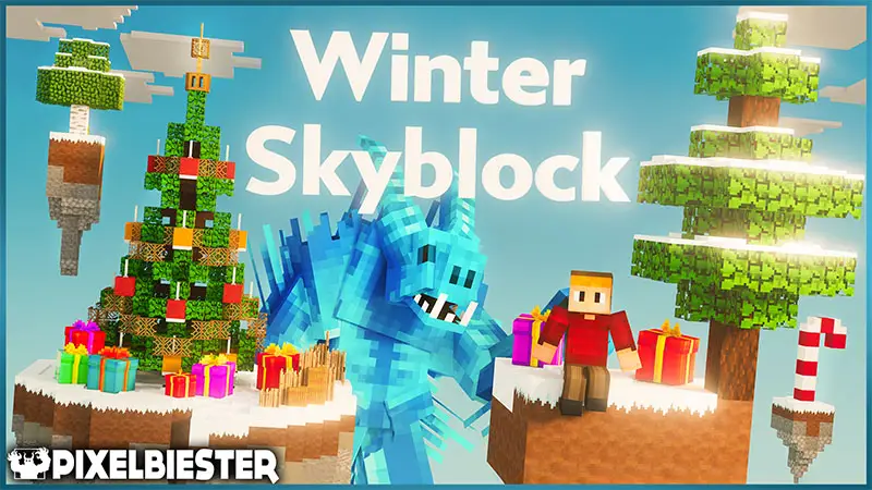 Skyblock: зима