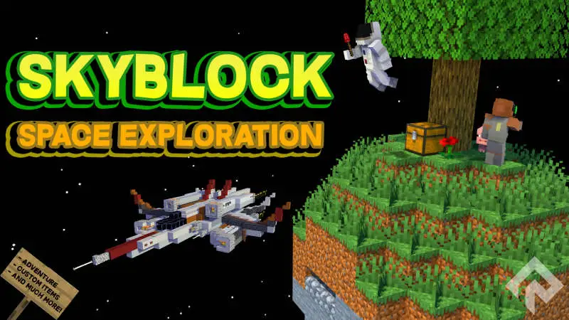 Исследование космического Skyblock