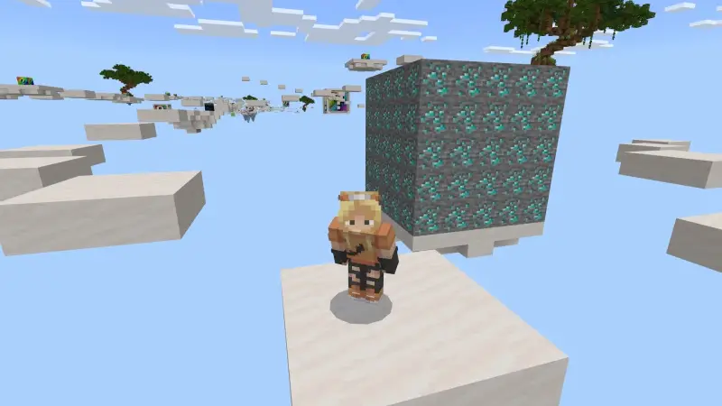 Скриншот Паркур по радужным блокам №1