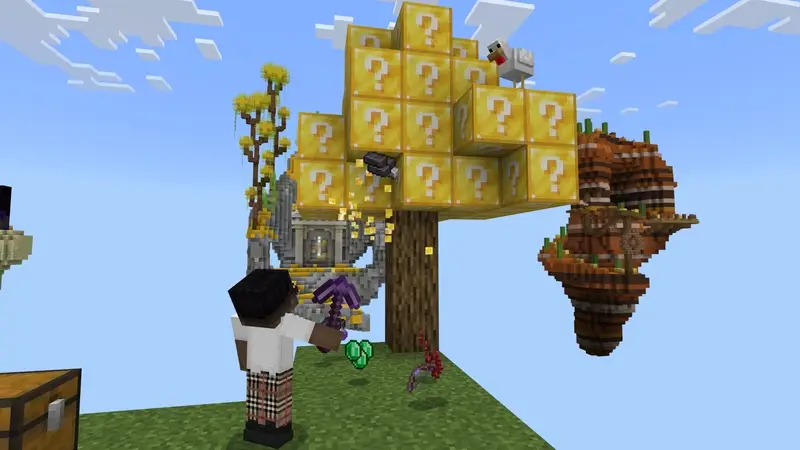 Скриншот Skyblock удачи №1