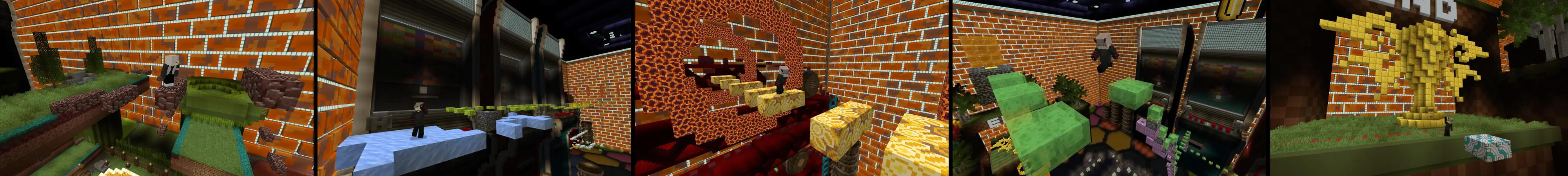 Паркур в аркадах panorama