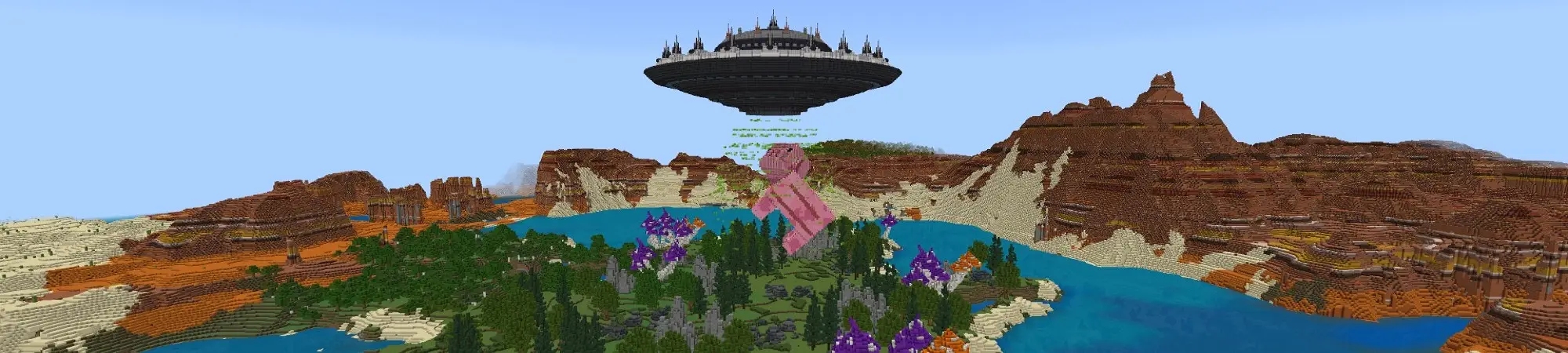 Инопланетный космический корабль panorama