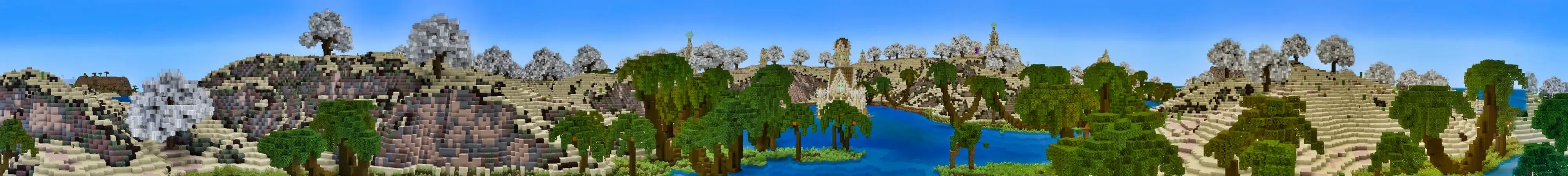 Снежные джунгли panorama