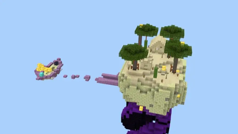 Скриншот Skyblock удачи: скрученная добыча №1