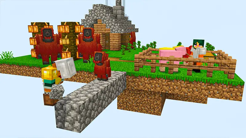 Скриншот Skyblock: джунгли №2