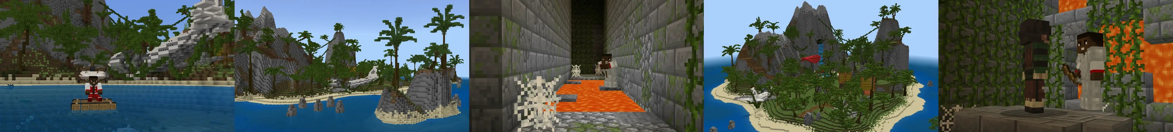 Выживание на плоту panorama