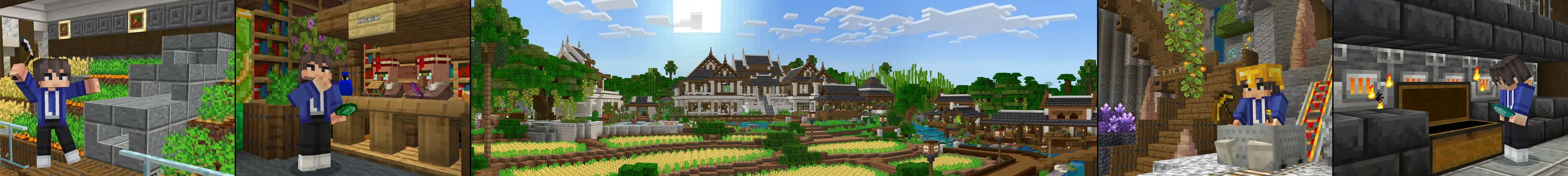 Современный тайский дом panorama