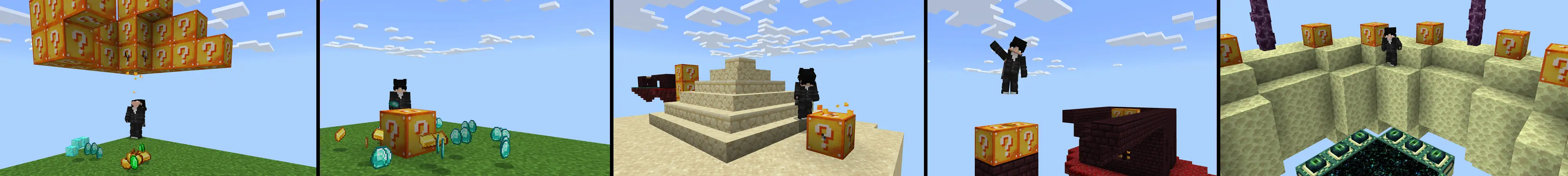 Skyblock удачи panorama