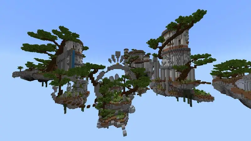 Скриншот Паркур на выживание в небе №2