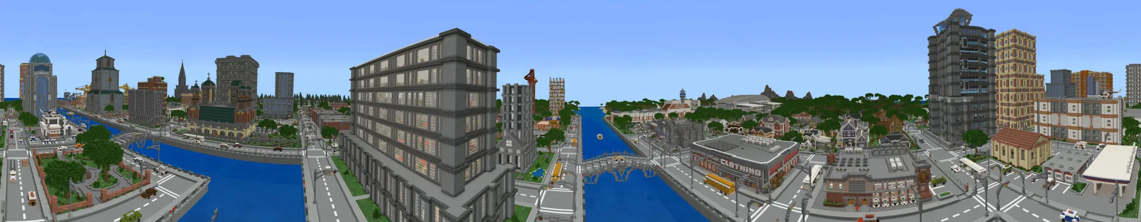 Город супергероев panorama