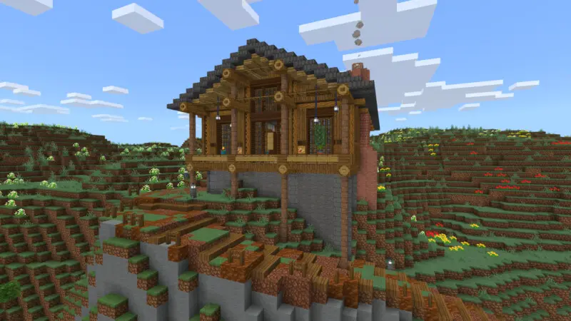 Скриншот Деревенский бревенчатый особняк №2