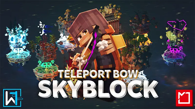Skyblock: лук телепортации